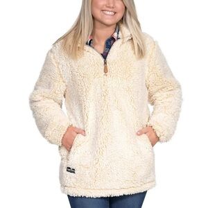 NWOT Size Small Simply Southern Women’s Cream Sherpa Pullover